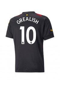 Manchester City Jack Grealish #10 Voetbaltruitje Uit tenue 2022-23 Korte Mouw